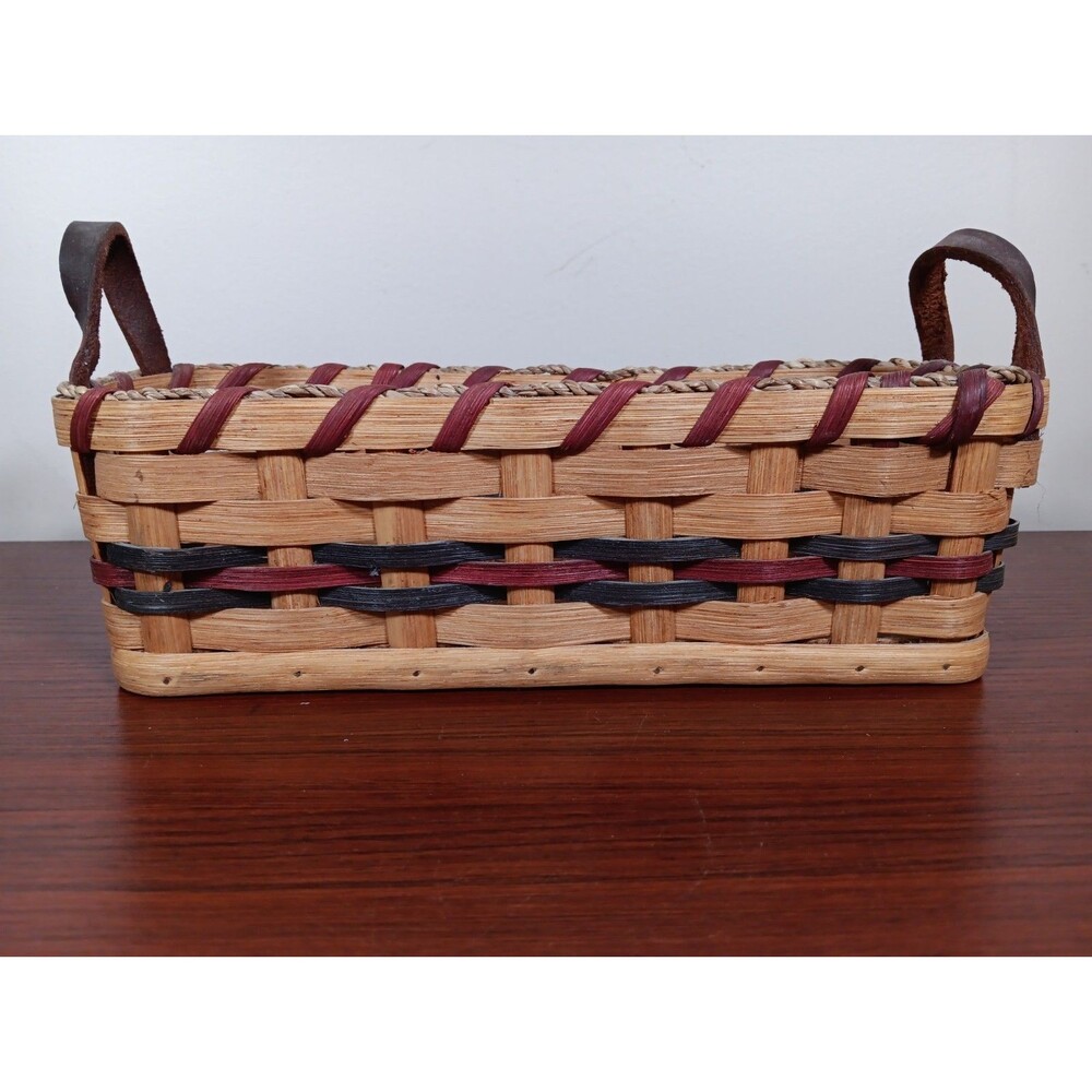 Millers Basket "Sunny Day" Handwoven Amish Basket Signed Dated Peoli, OH EUC